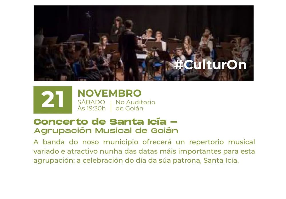 Concierto de Santa Icía · Agrupación Musical de Goián