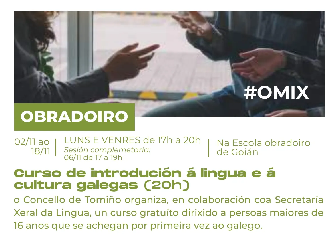 Curso de introducción a la lengua y la cultura gallegas · Tomiño