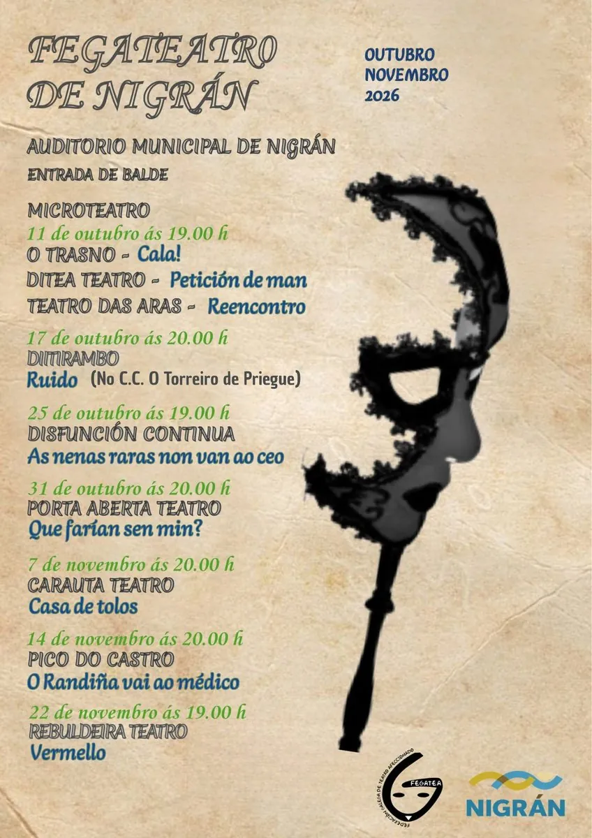 FEGATEATRO: Rebuldeira Teatro · Vermello