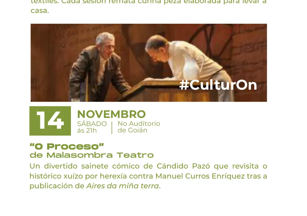 «O Proceso» · Malasombra Teatro
