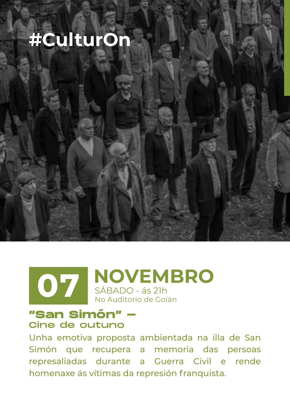 «San Simón» · Cine de otoño en Goián